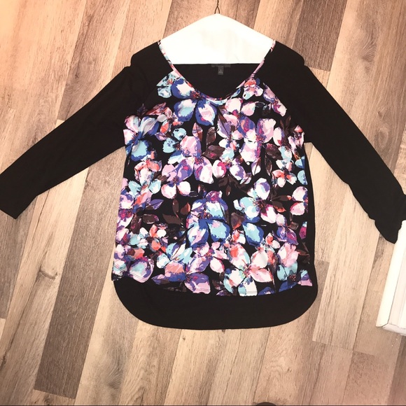 Floral 3/4 sleeve blouse from The Limited - Picture 3 of 3